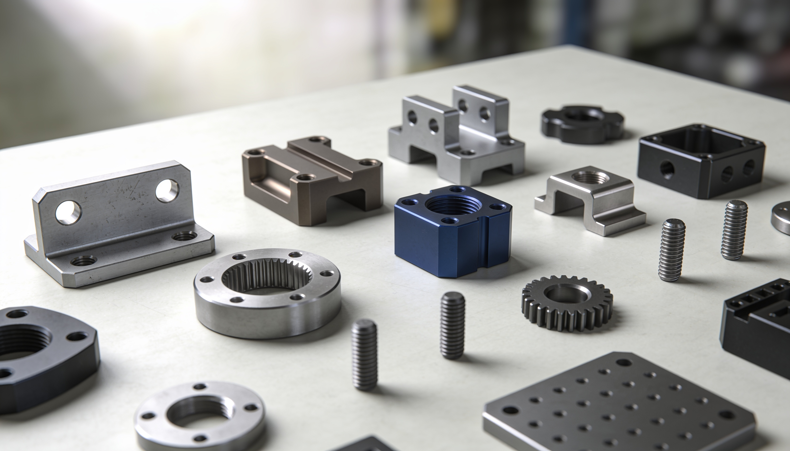CNC machining process showing a part being quoted